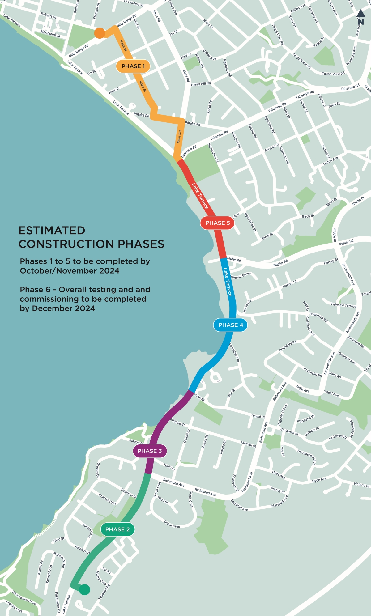 Lake Terrace Infrastructure Upgrades - Taupō District Council